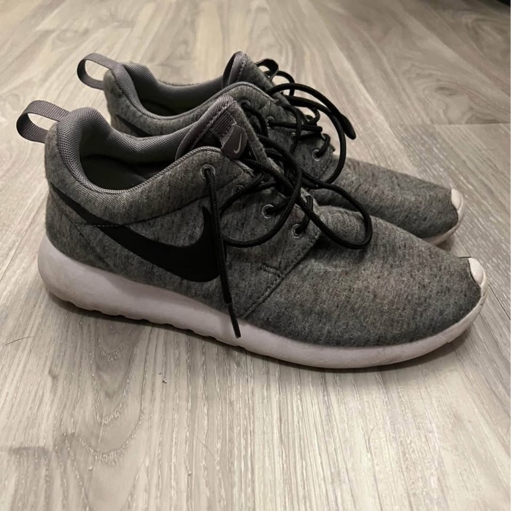 Nike Charcoal and Black Athletic Shoes